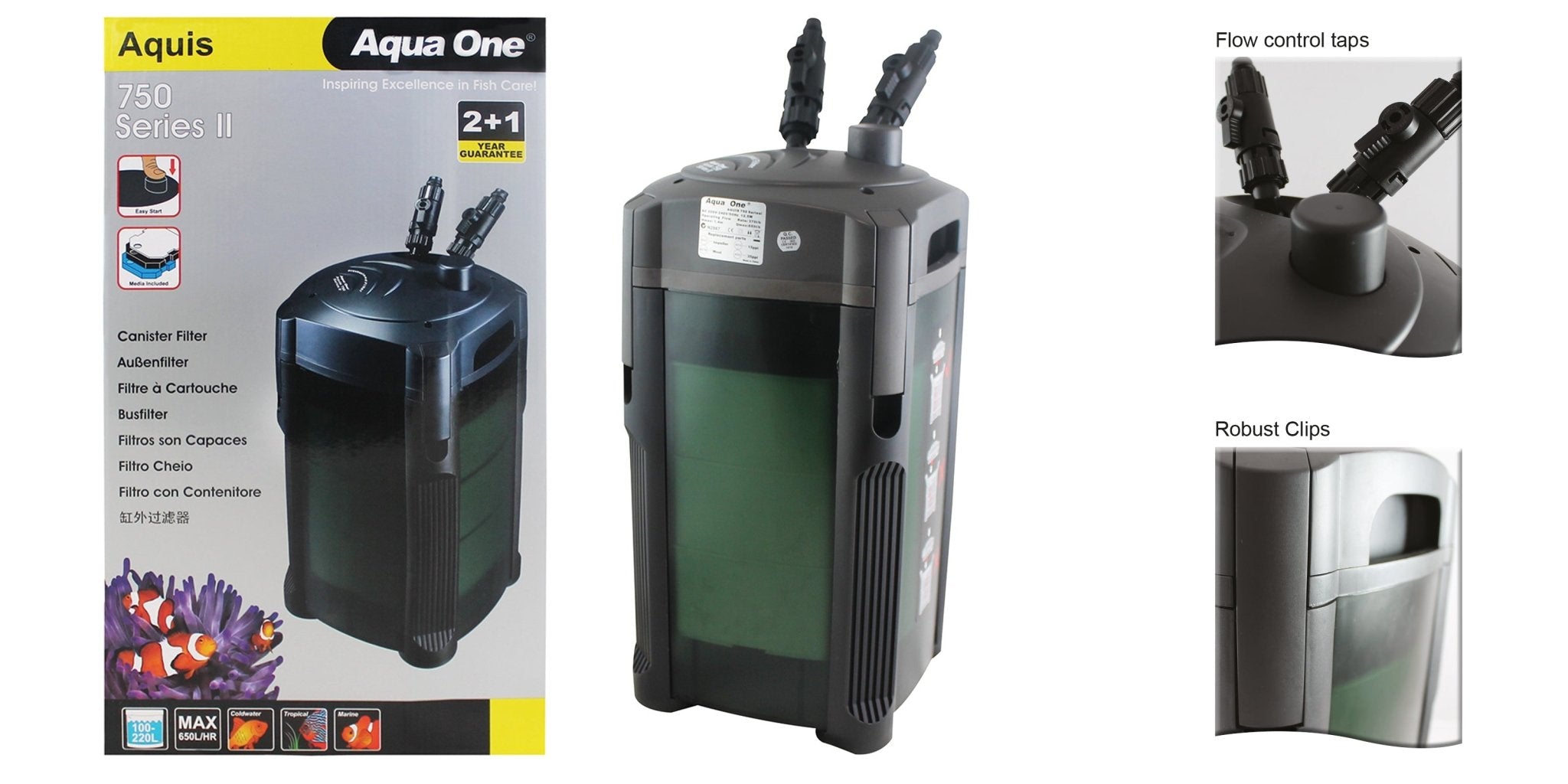 Aqua One Aquis Series II External Filter - Perfect Aquatics Ltd