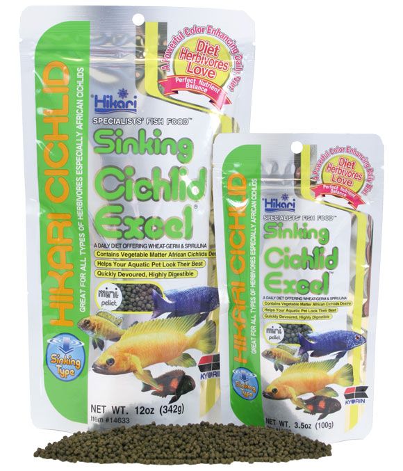 Hikari Cichlid Excel Mini Sinking Pellet - Perfect Aquatics Ltd