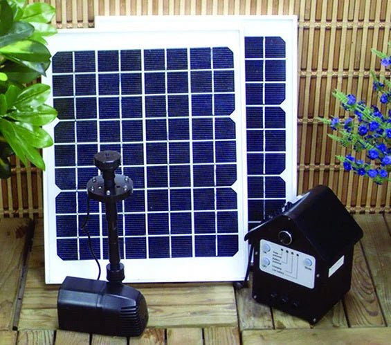 Bermuda Solar Pump On Demand 1600 – Solar Powered Pond Fountain Pump - Perfect Aquatics Ltd
