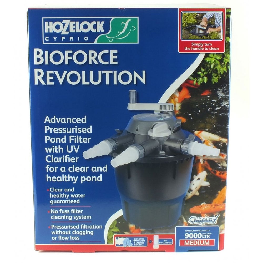 Hozelock Bioforce Revolution 9000 Pond Filter - Perfect Aquatics Ltd