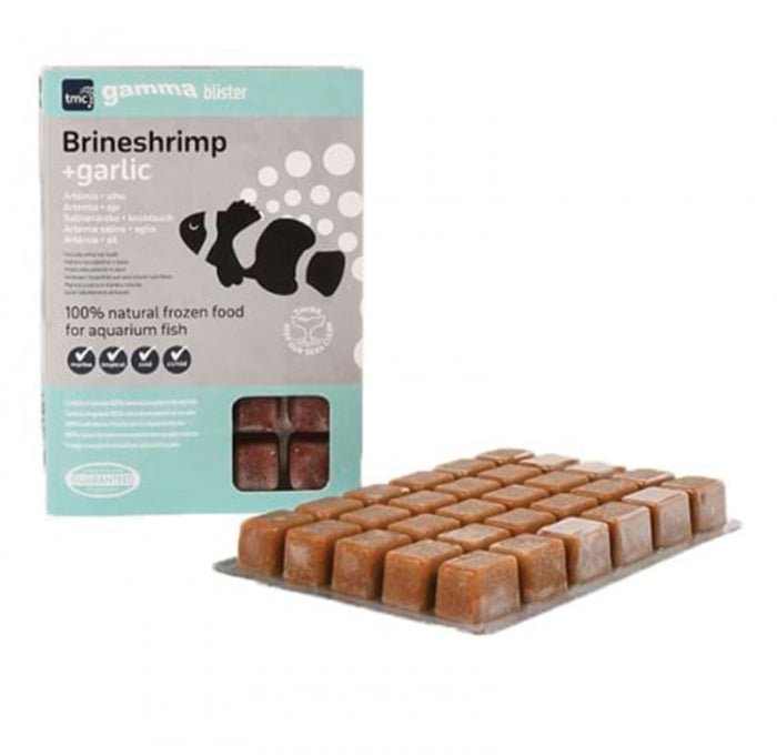 TMC Frozen Brineshrimp with Garlic Blister - Perfect Aquatics Ltd