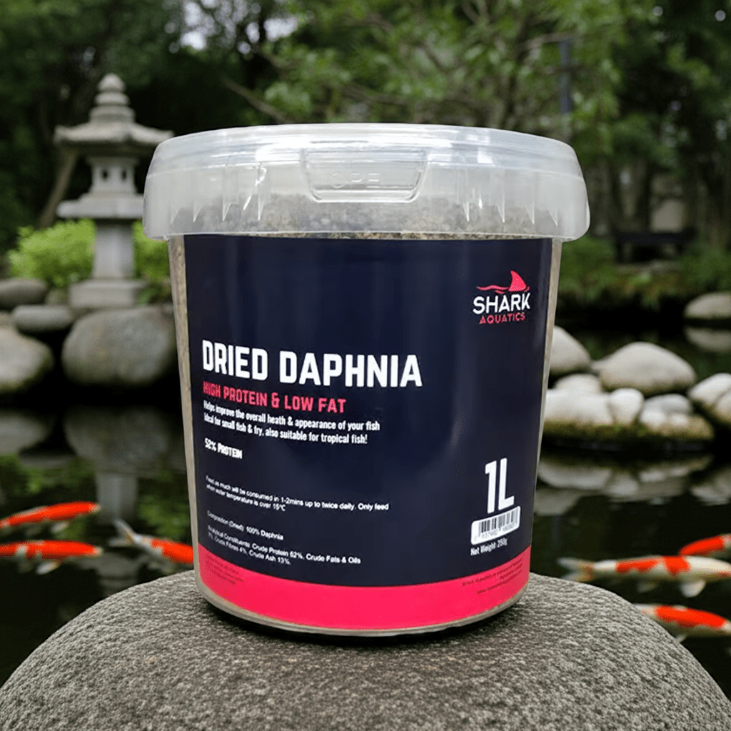 Shark Pond Food - Dried Daphnia - Perfect Aquatics Ltd