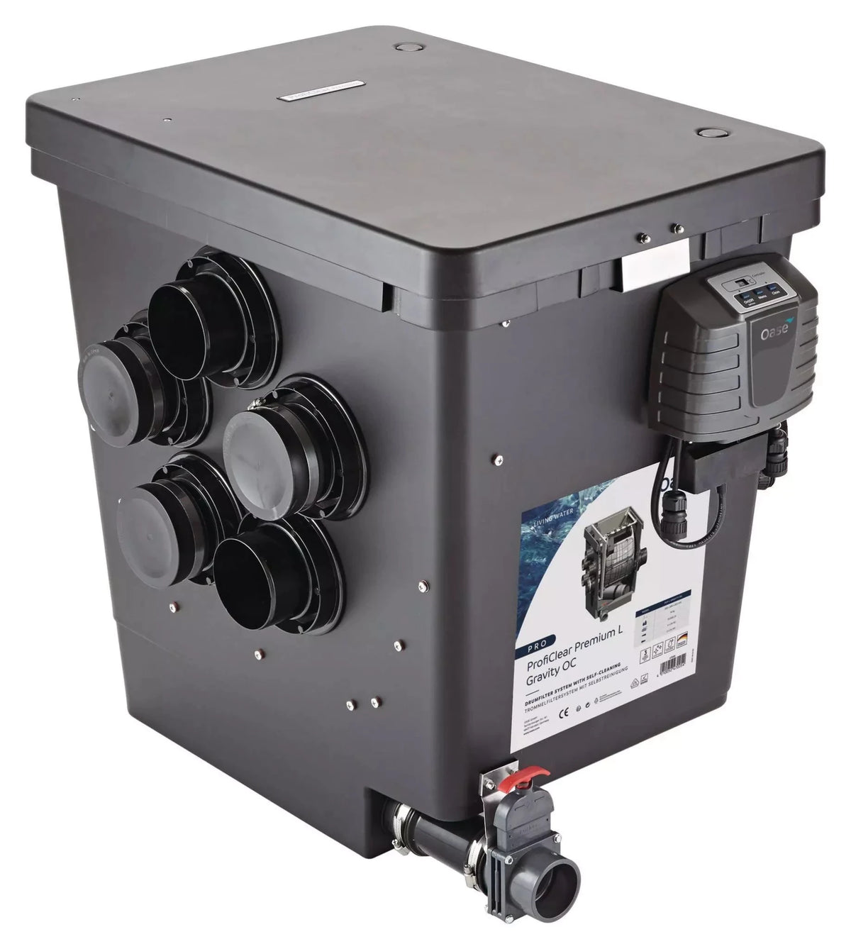 Oase ProfiClear Premium DF-L gravity-fed OC Drum Filter - Perfect Aquatics Ltd