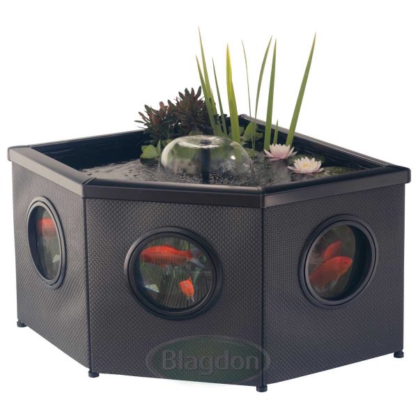 Blagdon Affinity Mocha Corner Pool (Inpond 5 - in - 1 3000 UVC included) - Perfect Aquatics Ltd