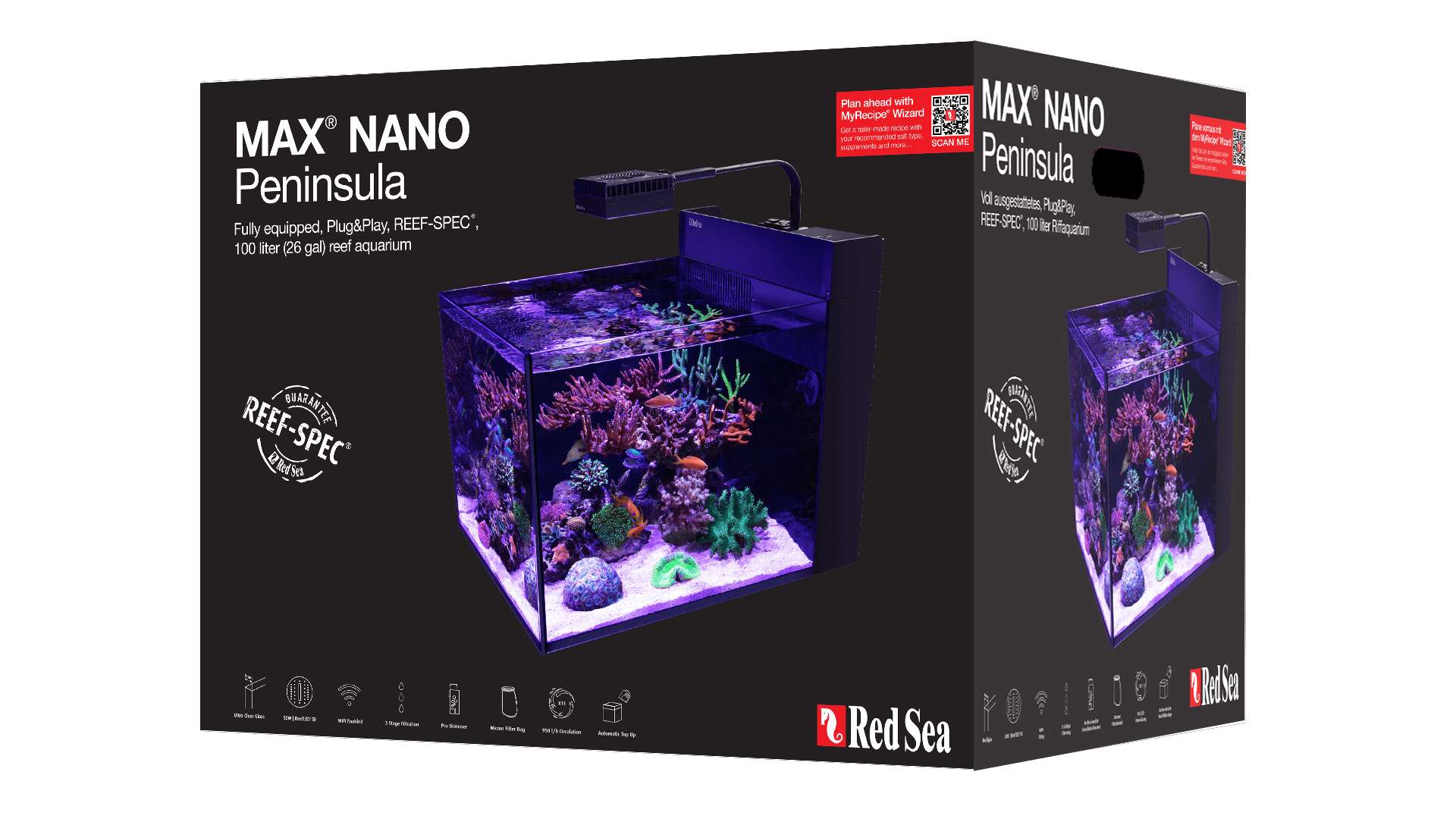 Red Sea MAX Nano G2 Peninsula (Complete) - Perfect Aquatics Ltd