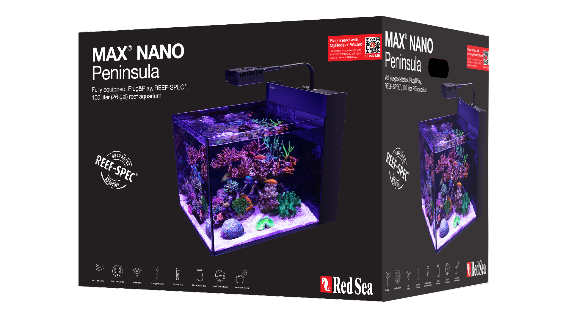 Red Sea MAX Nano G2 Peninsula (Aquarium Only)