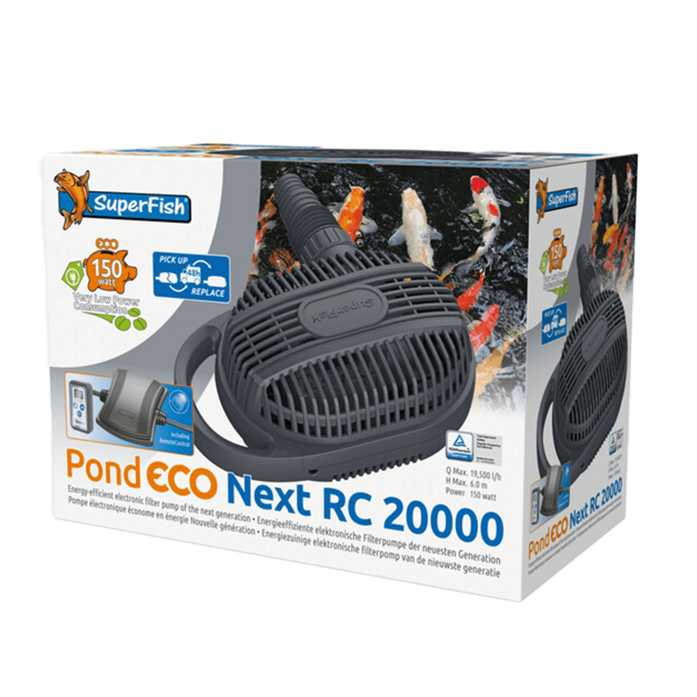 SuperFish Pond Eco Next RC Pump - Perfect Aquatics Ltd