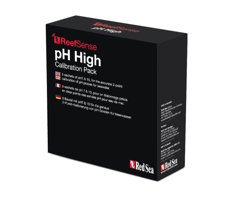 Red Sea ReefSense calibration solution pH 7 and pH 10 sachets