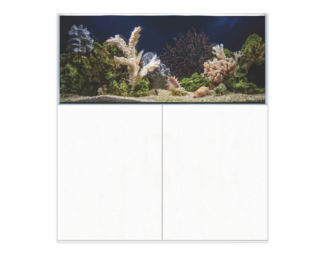 Aqua One ReefSys 326 Marine tank with sump, plumbing & cabinet - Perfect Aquatics Ltd