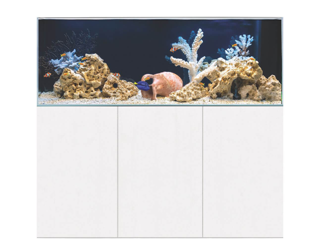 Aqua One ReefSys 434 Marine Tank with Sump, Plumbing & Cabinet - Perfect Aquatics Ltd
