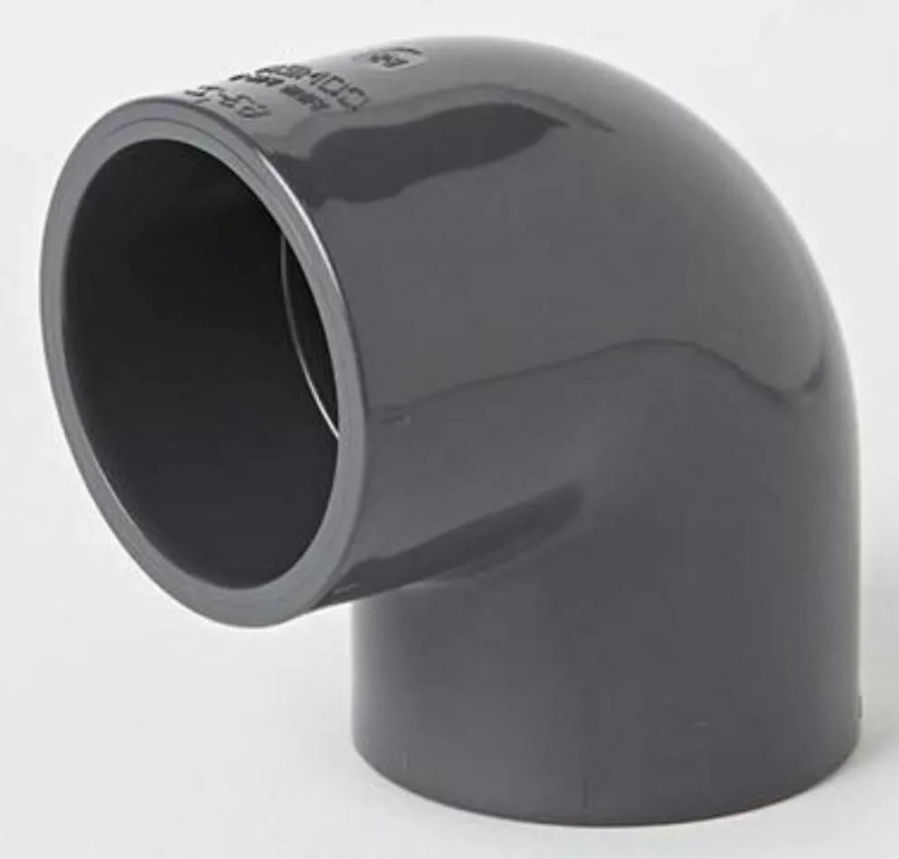 PVC 90 Degree Elbow Plain Female - Perfect Aquatics Ltd