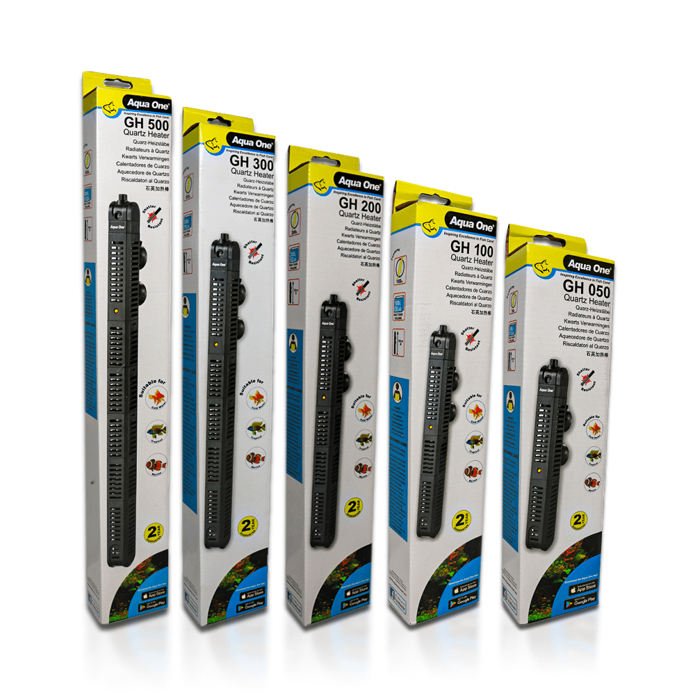 Aqua One Quartz Glass Heater - Perfect Aquatics Ltd