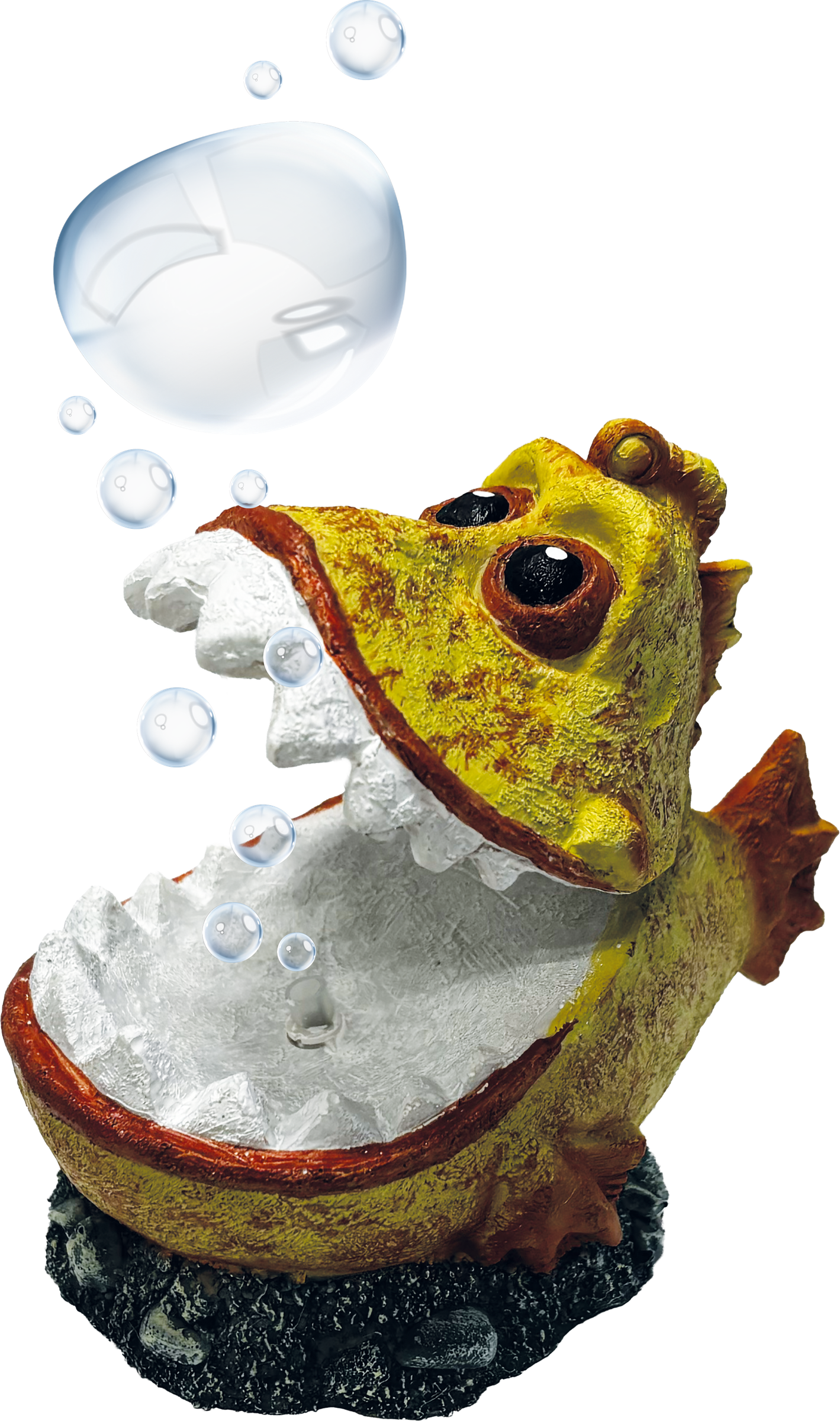 SuperFish Air Deco Fish aquarium ornament – open