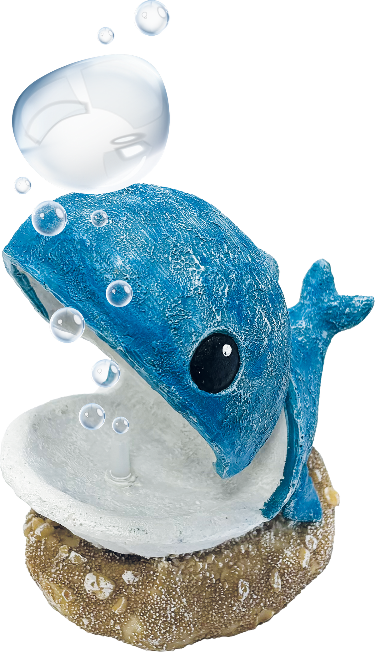 SuperFish Air Deco Whale aquarium ornament – open