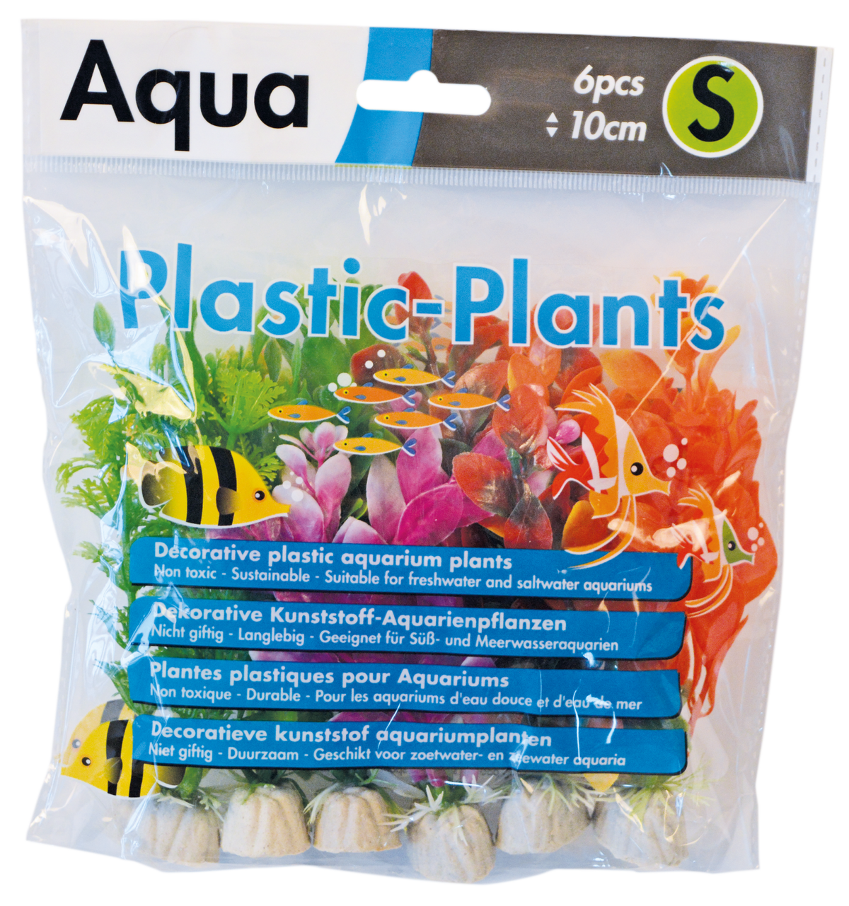 SuperFish Aqua Plastic Plants (6 pcs) - Perfect Aquatics Ltd