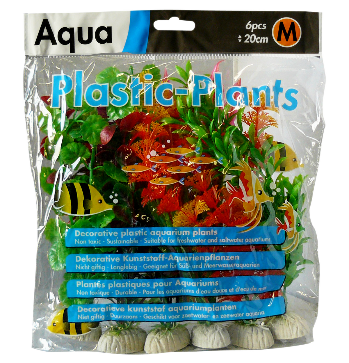 SuperFish Aqua Plastic Plants (6 pcs) - Perfect Aquatics Ltd