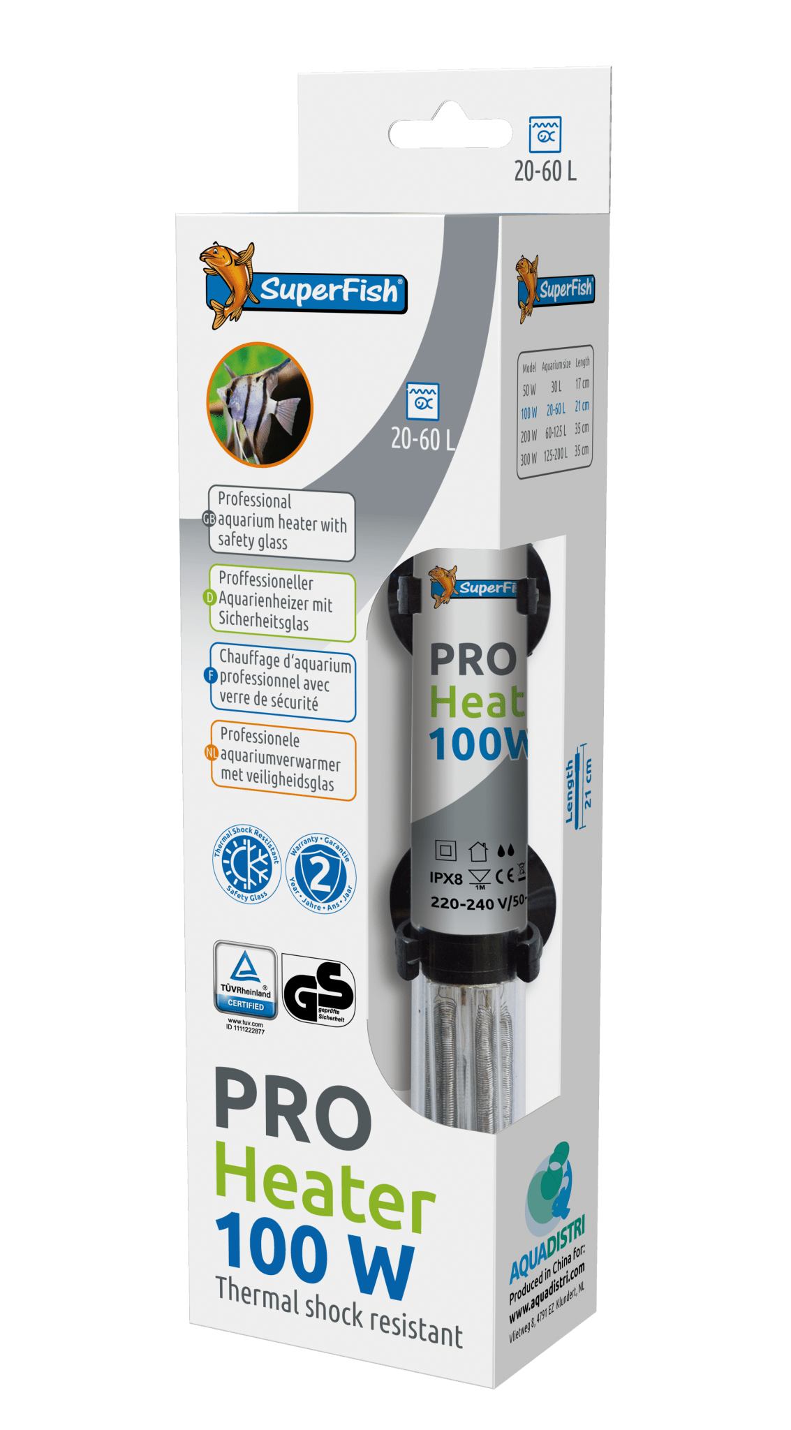 Superfish Pro Tropical Heater - Perfect Aquatics Ltd