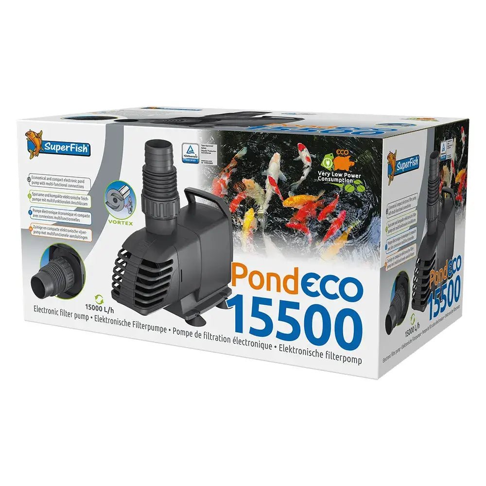 SuperFish Pond Eco 15500 - 130 watt Pond Pump - Perfect Aquatics Ltd