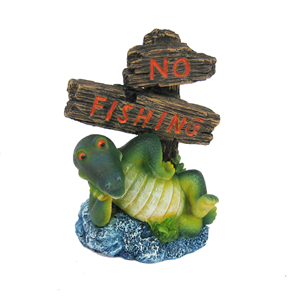 Hugo Crocodile No Fishing Sign