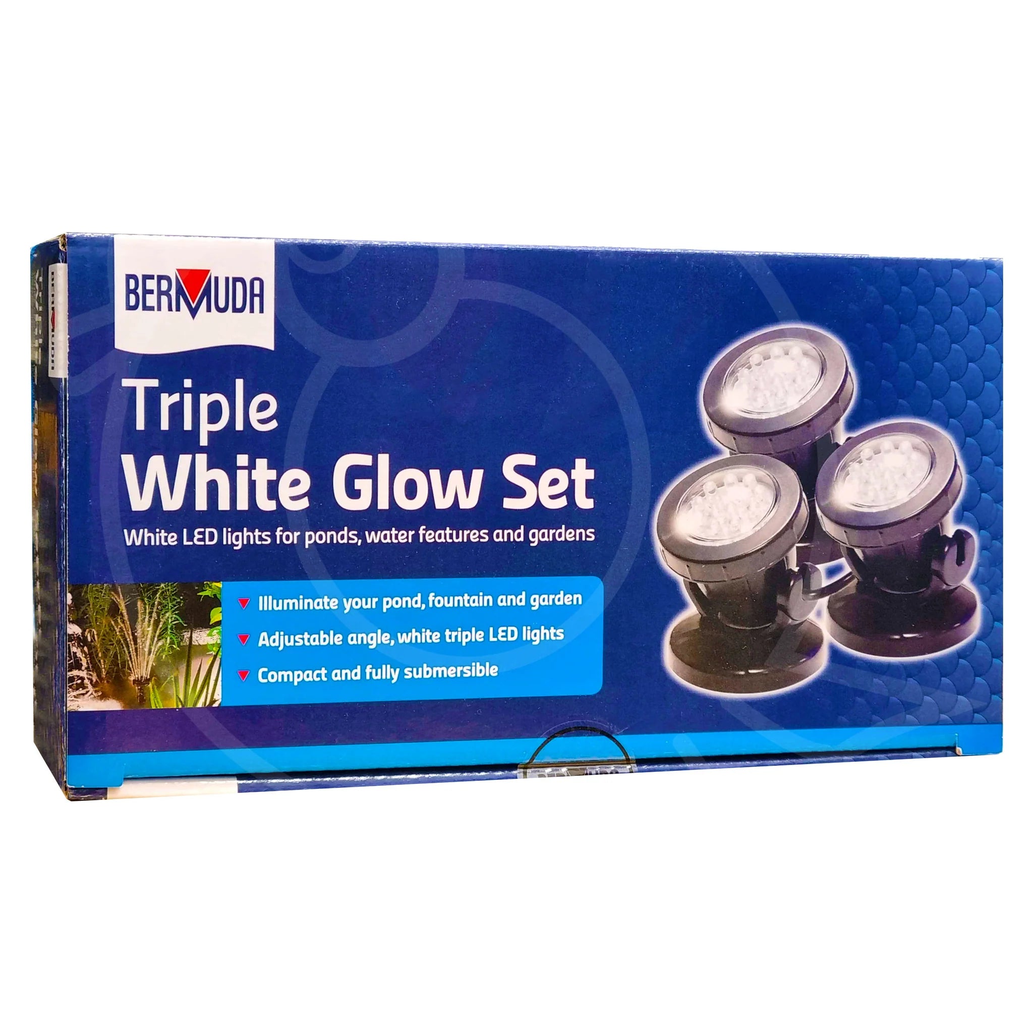 Bermuda Triple White LED Glow Set