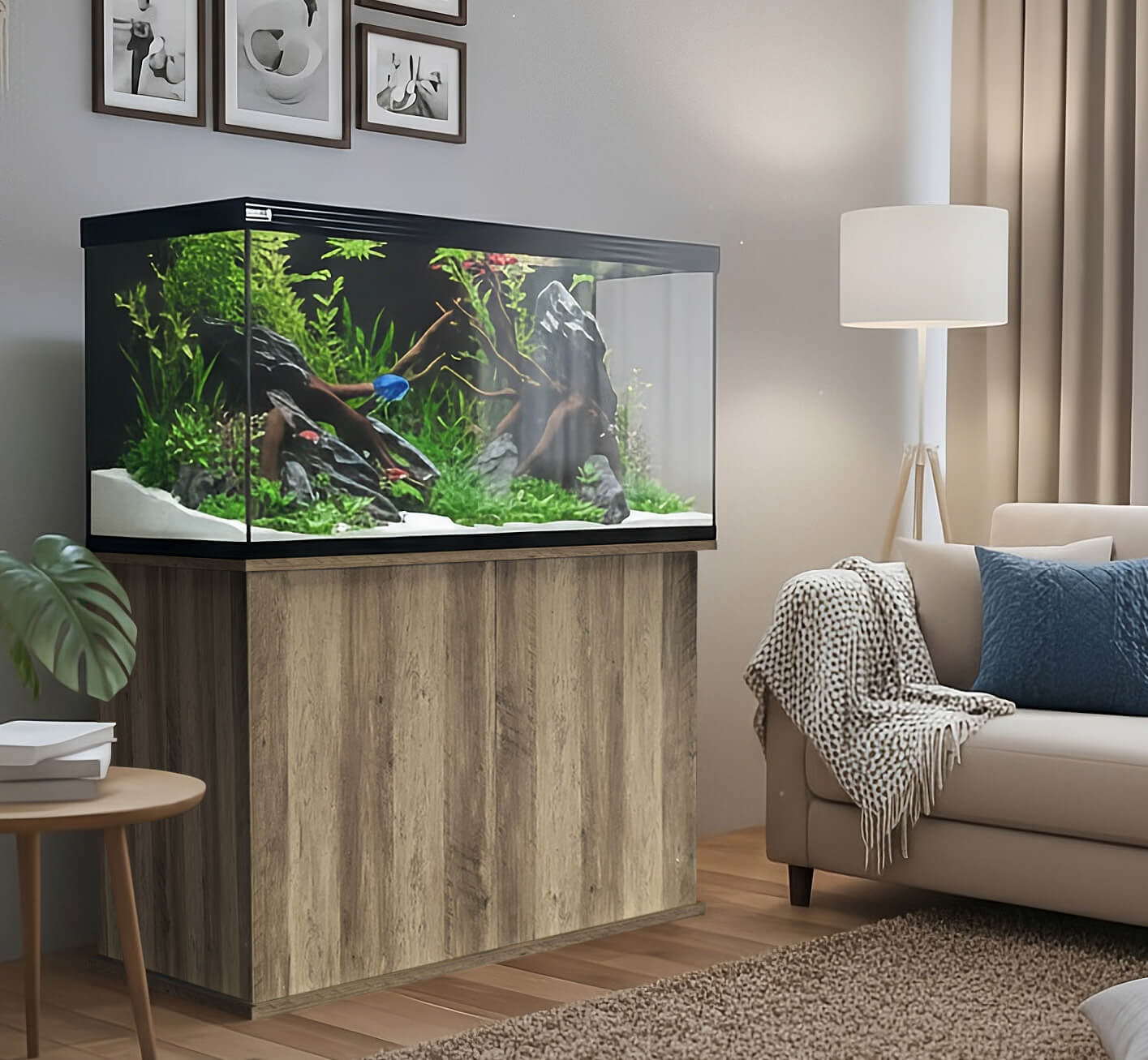 Aqua One GrandView 240 Aquarium & Cabinet – 240L Complete Aquarium System - Perfect Aquatics Ltd