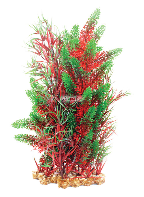 Aqua One Vibrance Red Pontederia/Typha With Gravel Base
