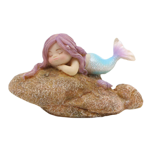 Hugo Mermaid On A Rock 10X5x6cm