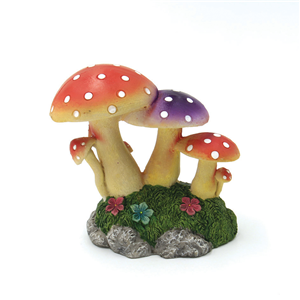 Hugo Fairy Mushrooms 11X8x10cm