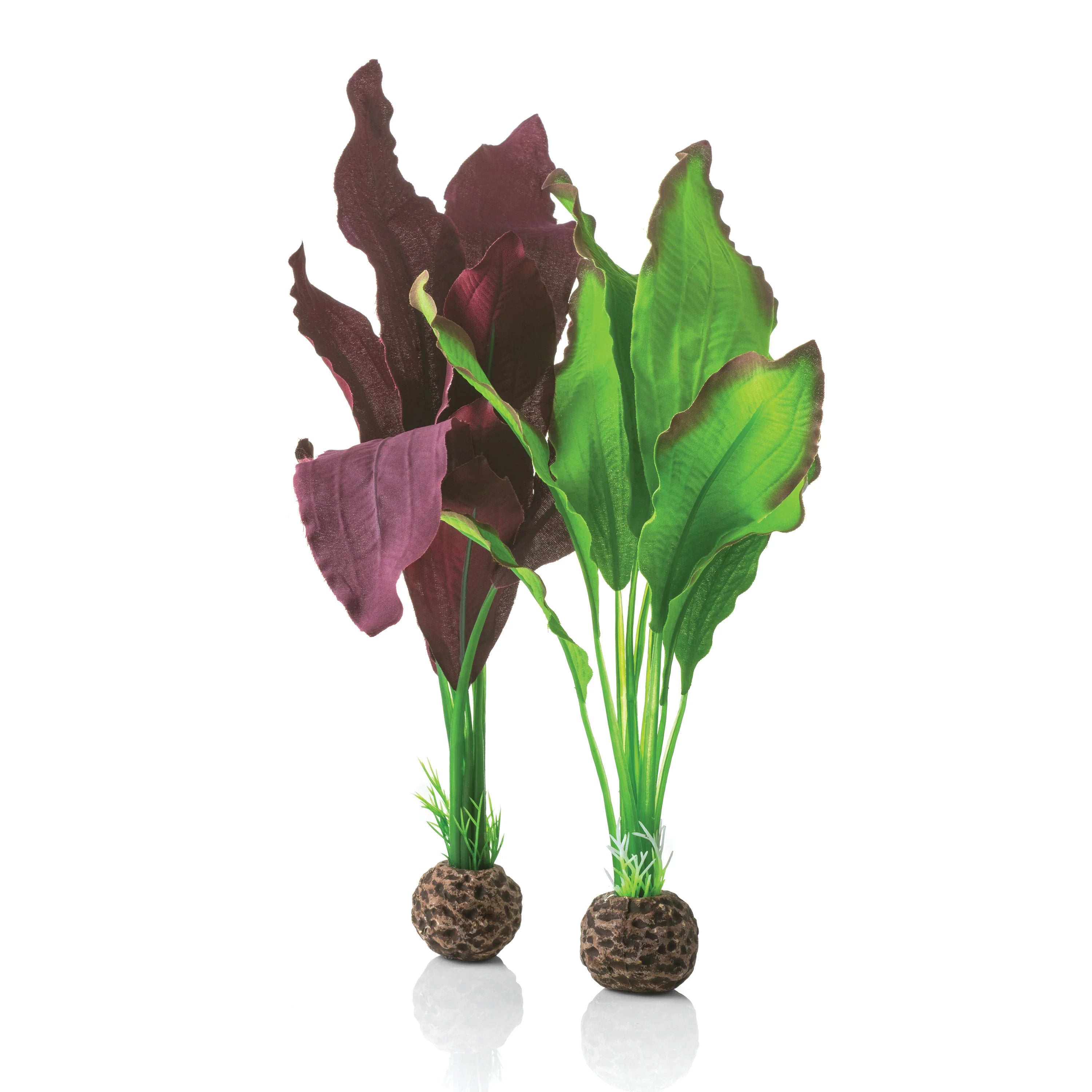BiOrb Green & Purple Silk Plant Set - Medium