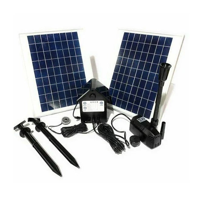 Bermuda Solar Pump On Demand 1600 – Solar Powered Pond Fountain Pump - Perfect Aquatics Ltd