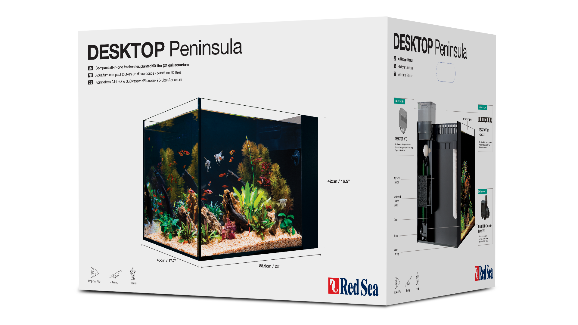 Red Sea Desktop Peninsula Aquarium Only