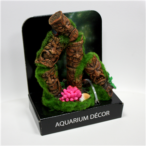 Décor Face Column Aquarium Decor Set