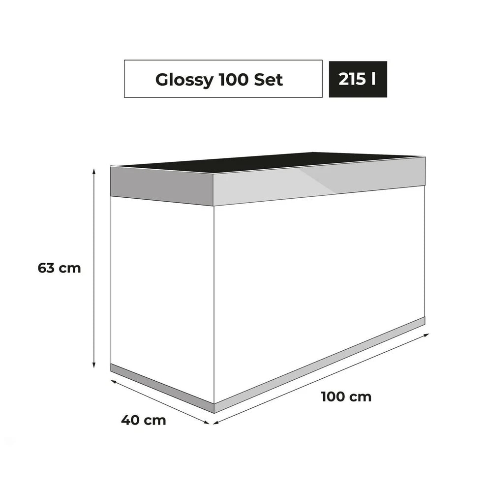 AquaEl Glossy ST Aquarium and Cabinet