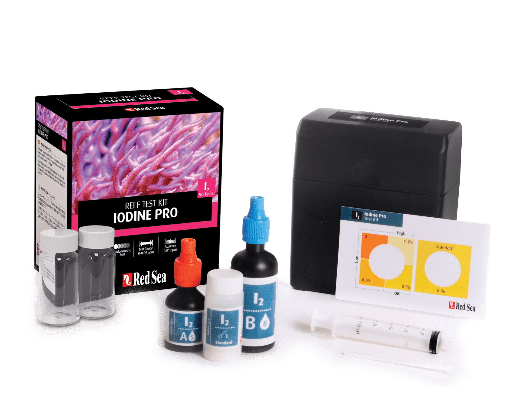 Red Sea Iodine (I2) Pro - Titrator Test Kit - Perfect Aquatics Ltd