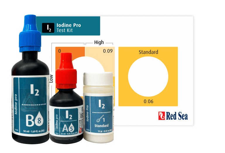 Red Sea Iodine (I2) Pro - Titrator Test Kit - Perfect Aquatics Ltd