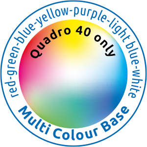 Superfish Quadro Multi Colour Base Aquarium