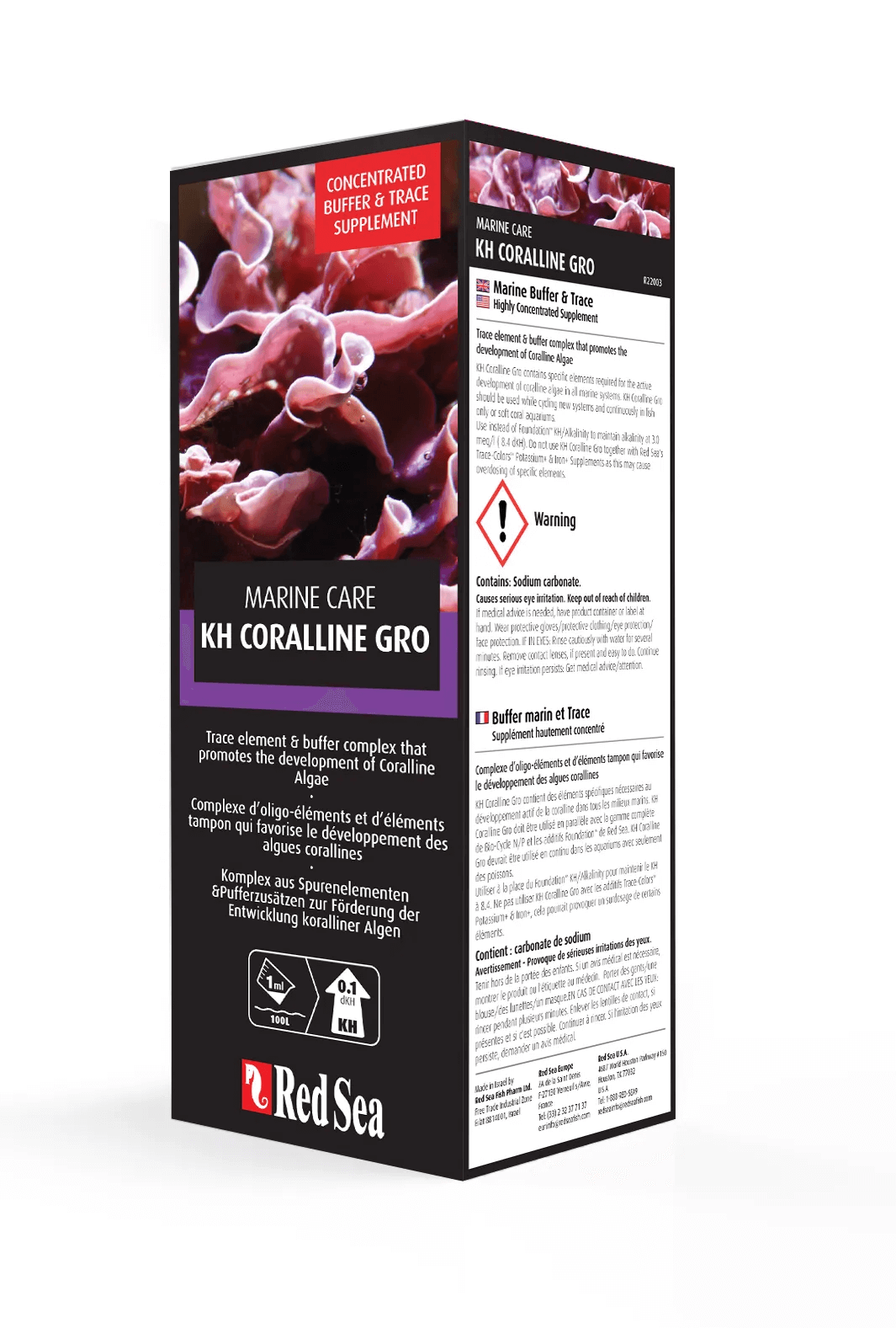 Red Sea KH Coralline Gro - 500ml - Perfect Aquatics Ltd