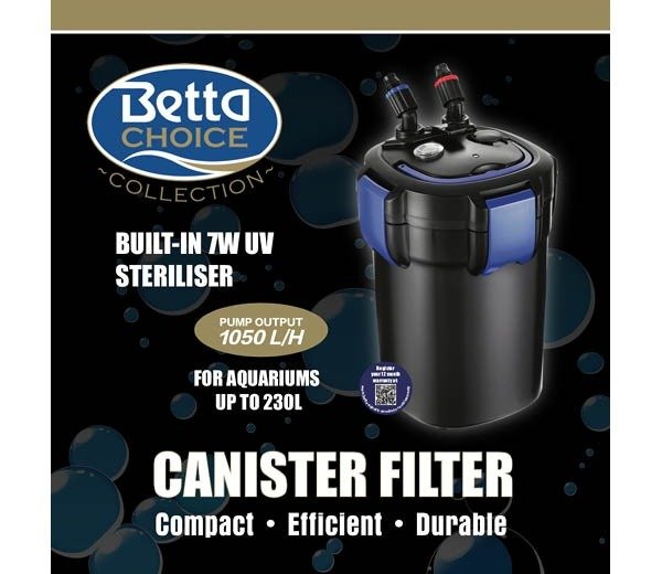 Betta Choice UV External Canister Filter