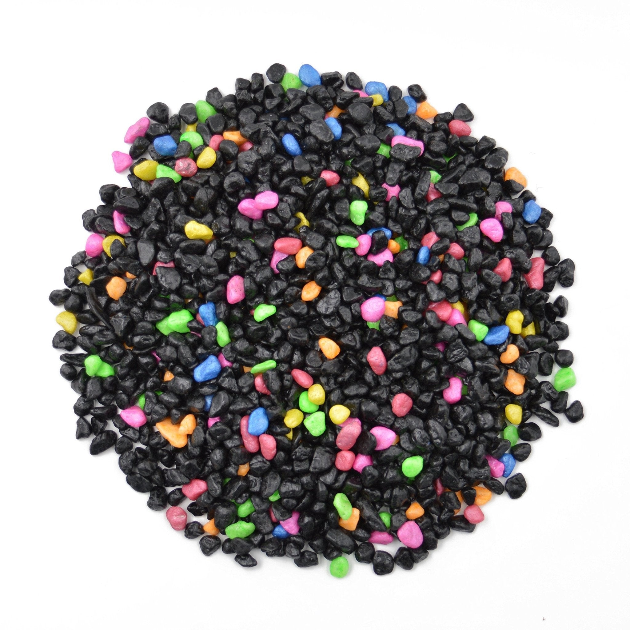Black and Colour Mix Aquarium Gravel - Perfect Aquatics Ltd