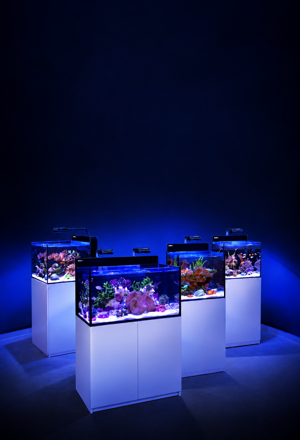 Red Sea MAX NANO G2 aquarium range, mobile promotion background