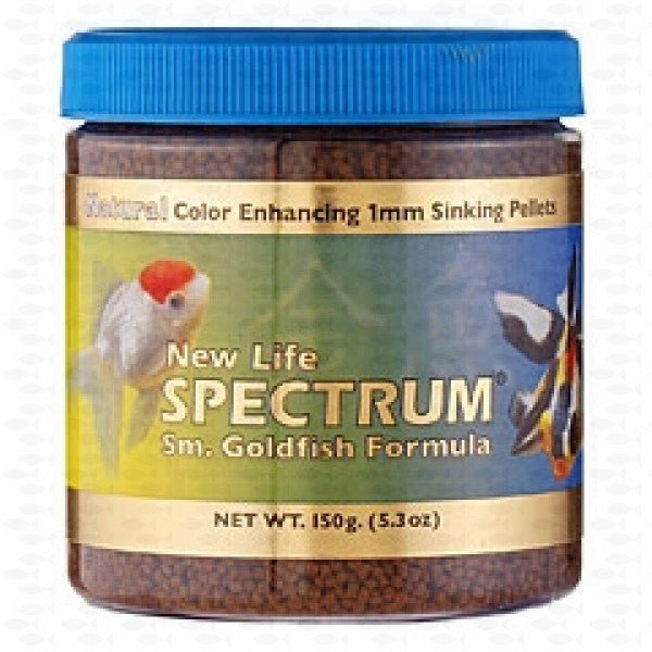 New Life Spectrum Small Pellet Goldfish Food 125g - Perfect Aquatics Ltd