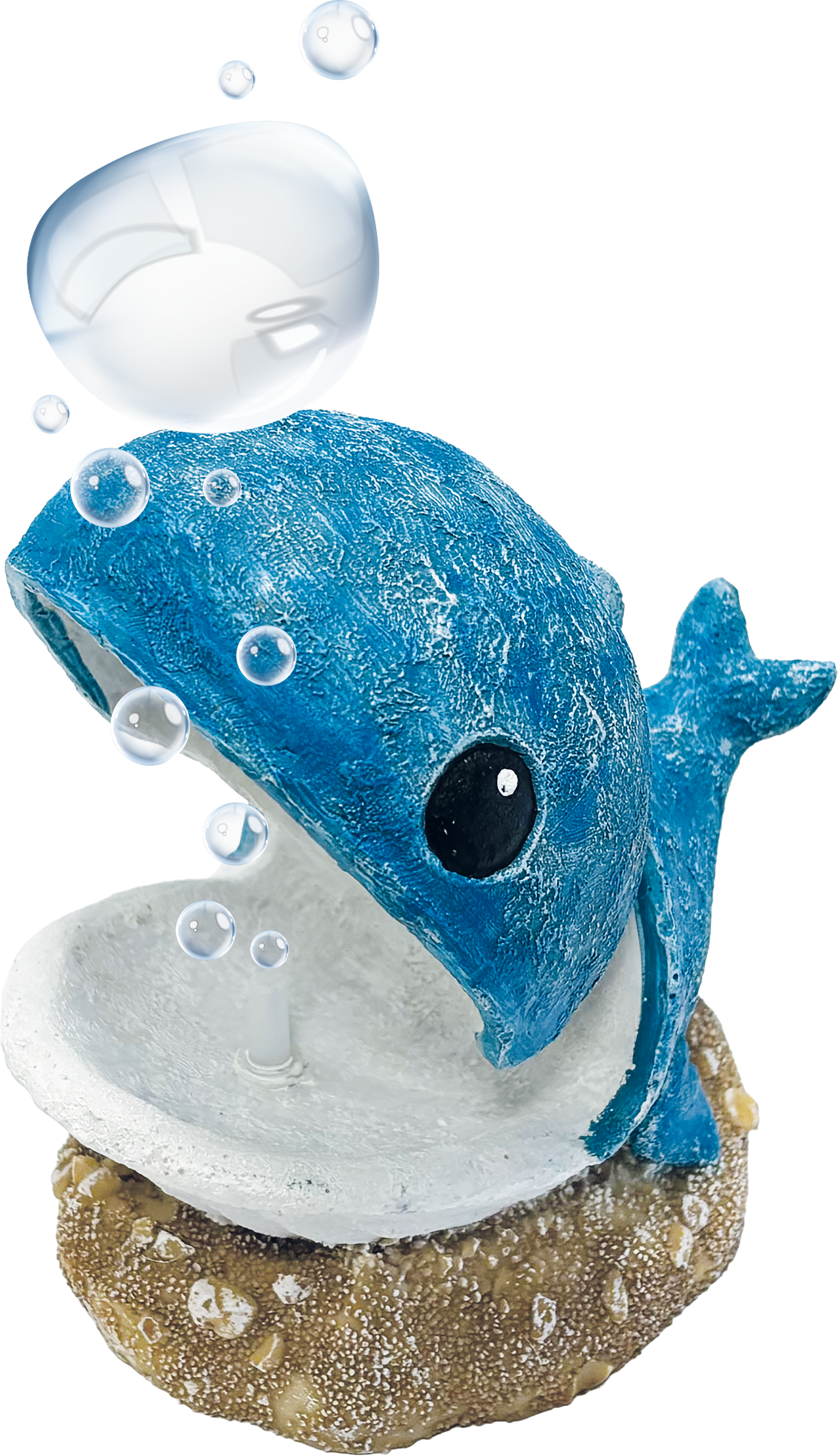 SuperFish Air Deco Whale aquarium ornament – open