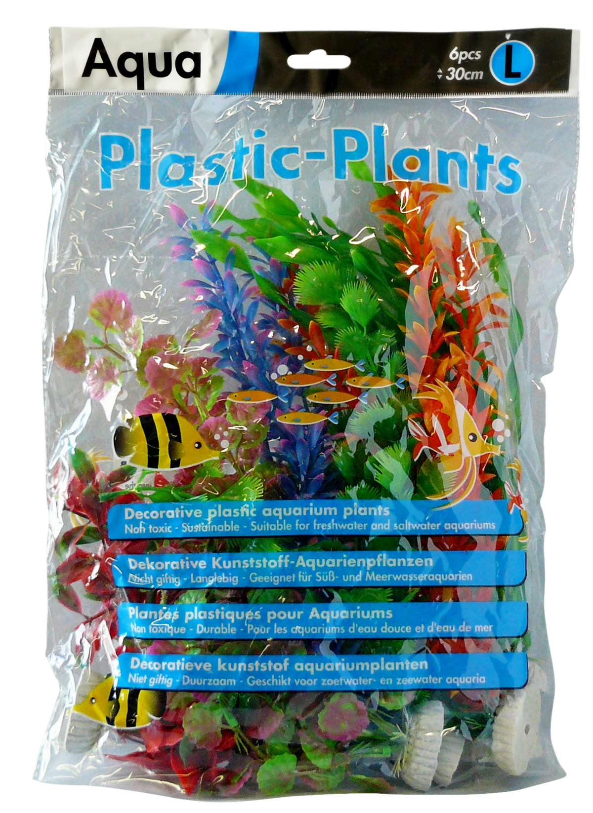SuperFish Aqua Plastic Plants (6 pcs) - Perfect Aquatics Ltd