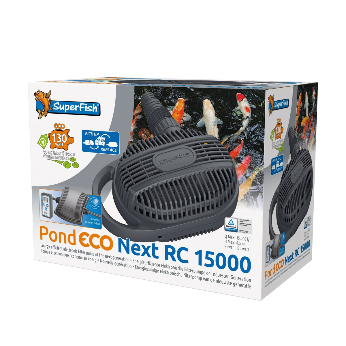 SuperFish Pond Eco Next RC Pump - Perfect Aquatics Ltd