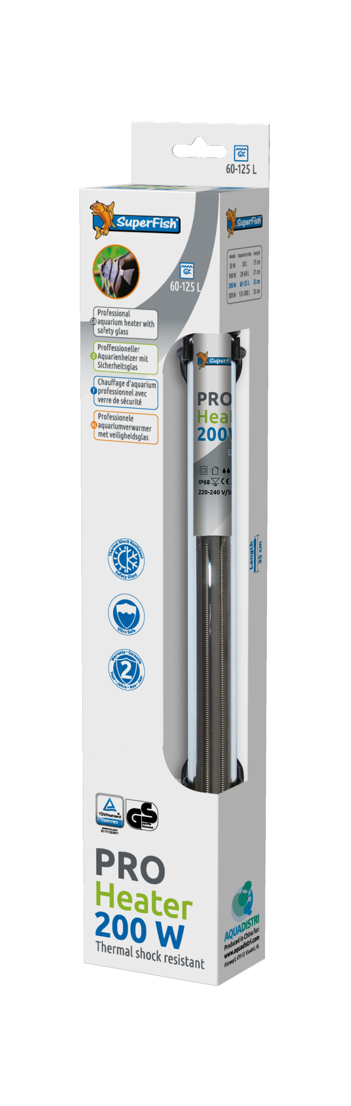 SuperFish Pro Tropical Heater 200W