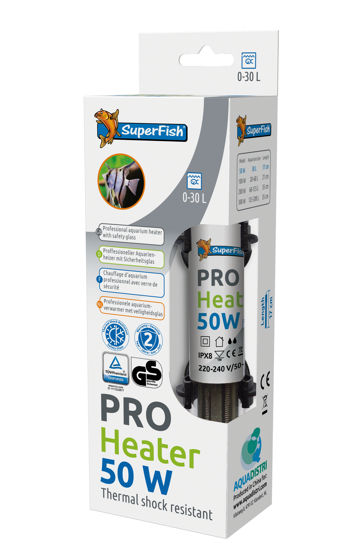 Superfish Pro Tropical Heater - Perfect Aquatics Ltd