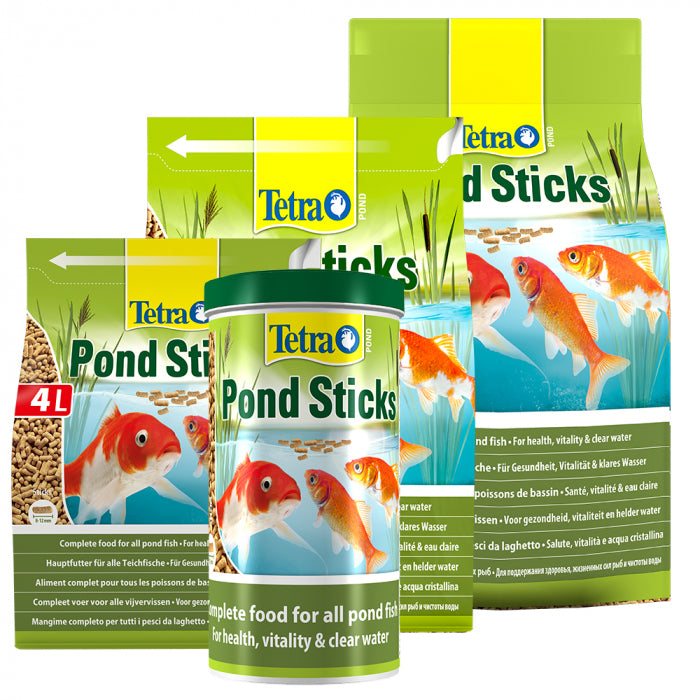 TetraPond Pond Sticks 1.72 Pounds, Pond Fish Food, For Goldfish And Koi