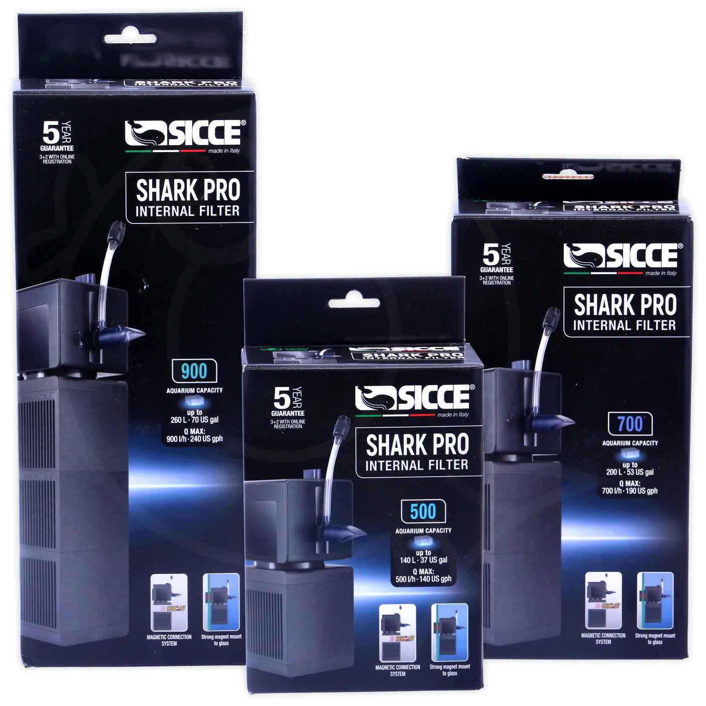 Sicce Shark Pro Internal Filters