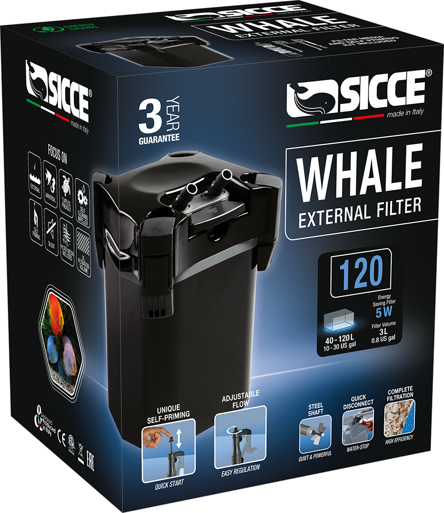 Sicce Whale Black External Filter