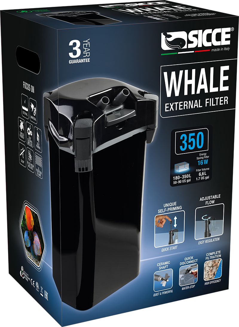 Sicce Whale Black External Filter